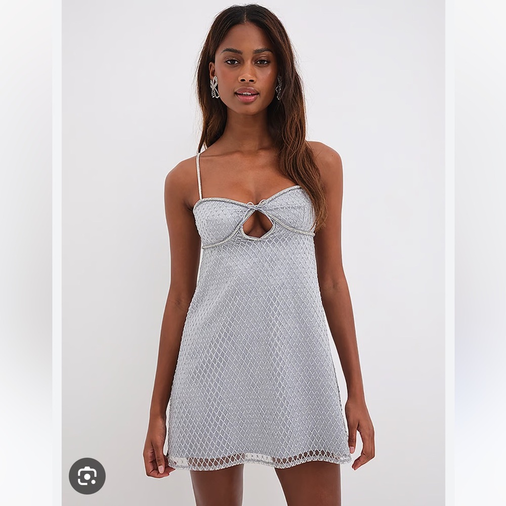 For love and lemons glitter slip dress